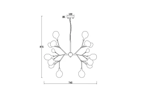 Второе фото. Светильник подвесной FREYA Modern
