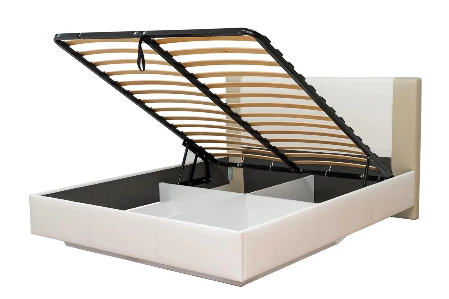 Кровать двойная с подъёмным механизмом SCANDICA Vendela (изображение №4)