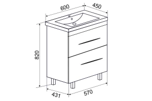 Второе фото. Тумба напольная Рокард