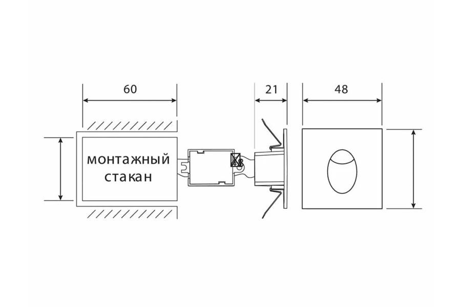 Подсветка для лестниц MRL LED 1102 (изображение №6)