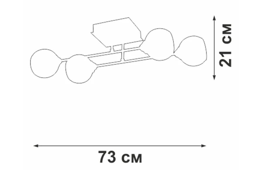 Люстра VITALUCE V4911-1/4PL (изображение №5)