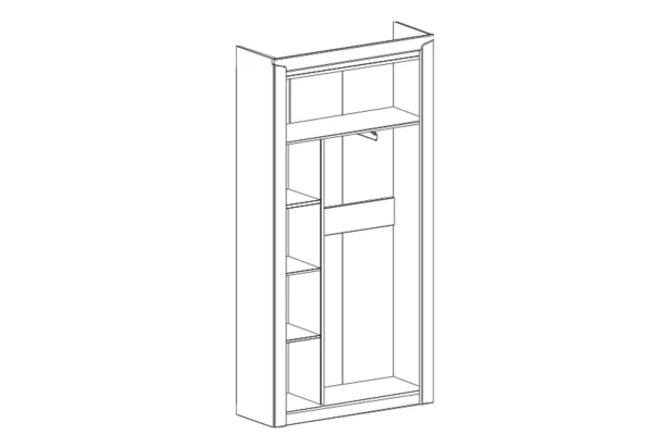 Шкаф 2-дверный Соренто (изображение №2)