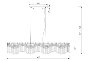 Второе фото. Светильник подвесной MAYTONI Diamant Crystal Gracia