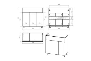 Второе фото. Тумба напольная Чегет