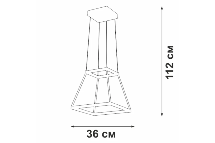 Светильник подвесной VITALUCE V4693-0/1S (изображение №5)