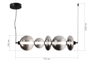 Второе фото. Светильник подвесной Perlina