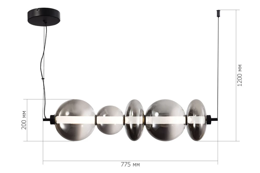 Светильник подвесной Perlina (изображение №5)