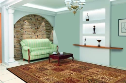 Ковёр Isfahan Timor black