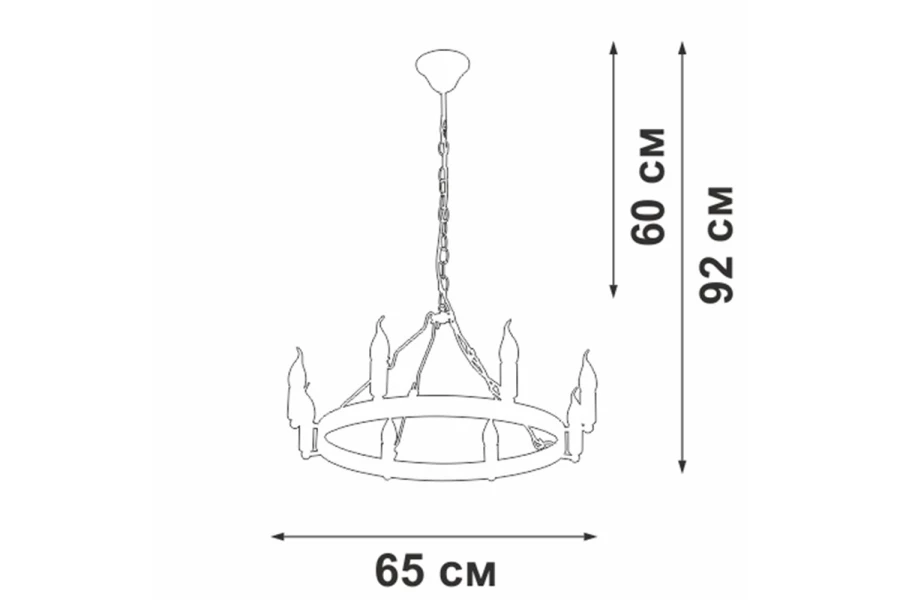 Люстра V3924-1/8 (изображение №2)