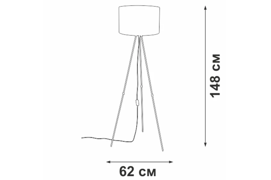 Светильник напольный V2957-0/1P (изображение №5)