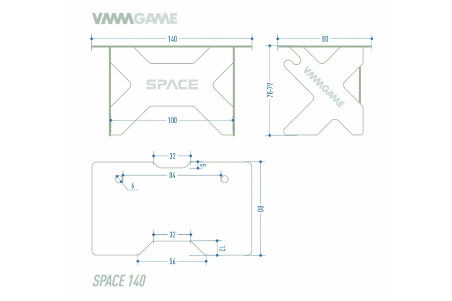 Игровой компьютерный стол VMMGAME Space 140 Light Black (изображение №12)