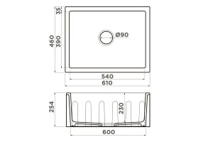 Второе фото. Мойка врезная OMOIKIRI Mikura 61