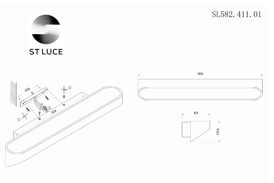 Светильник настенный ST LUCE Mensola (изображение №3)