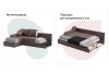 Угловой диван-кровать DREAMART Рольф (изображение №25)