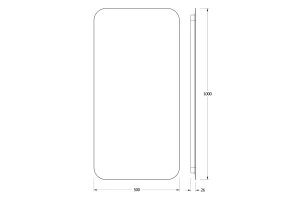 Второе фото. Зеркало с LED-подсветкой DEFESTO Opti