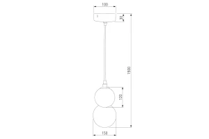Второе фото. Светильник подвесной Polar