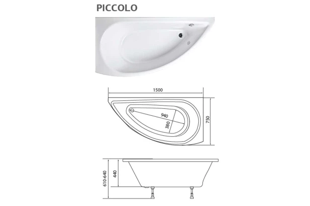 Ванна 1Marka Piccolo (изображение №8)