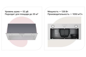 Вытяжка MAUNFELD Crosby Power 50 нержавеющая сталь