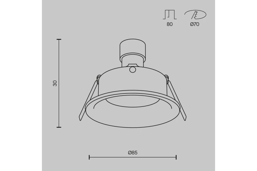 Светильник встраиваемый Downlight Slim (изображение №14)