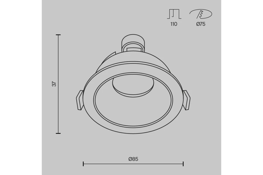 Светильник встраиваемый Downlight Share (изображение №10)