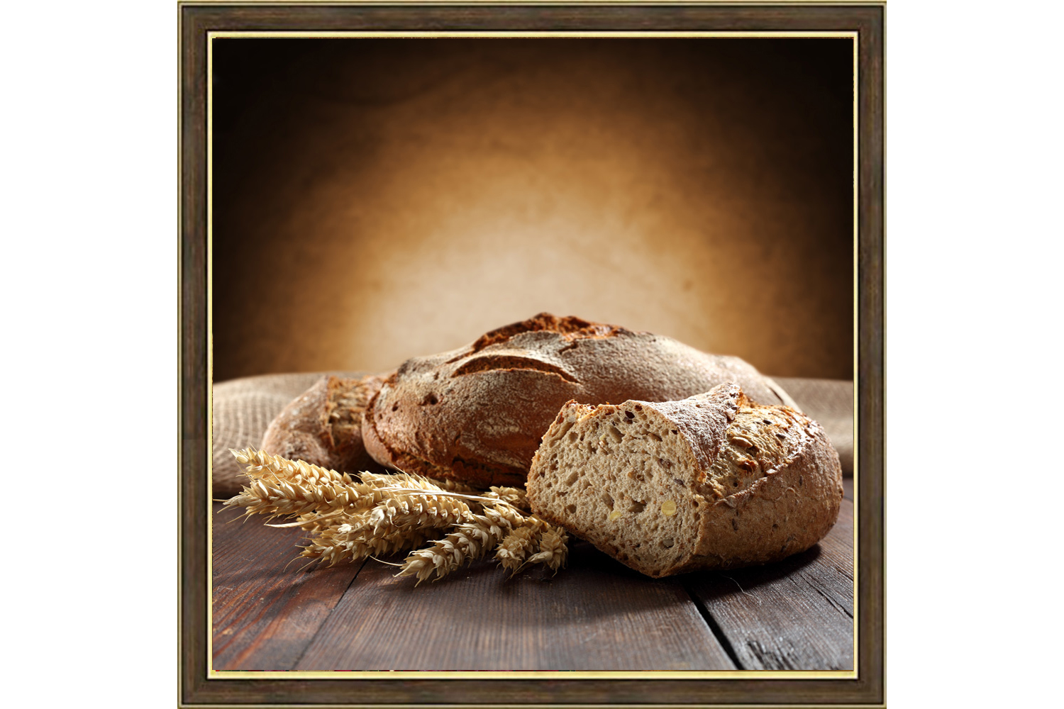 Репродукция в раме Хлеб 2