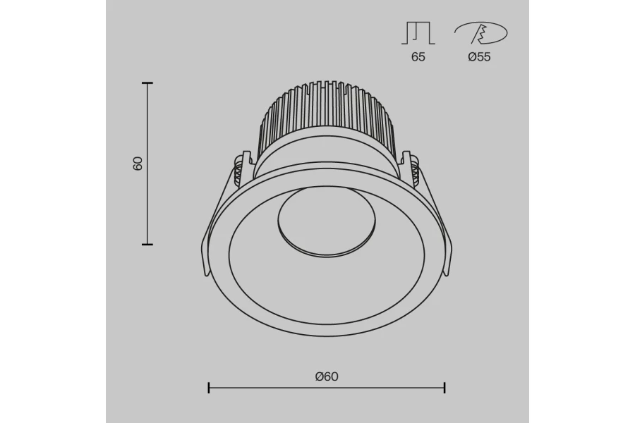 Светильник встраиваемый LED Downlight Zoom (изображение №13)