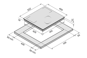 Второе фото. Индукционная варочная панель KRONAsteel KRIH34 MYSTERIUM