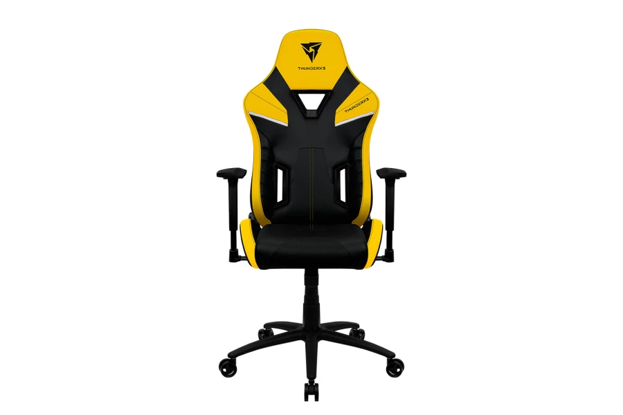 Кресло компьютерное игровое ThunderX3 TC5 Bumblebee Yellow (изображение №4)