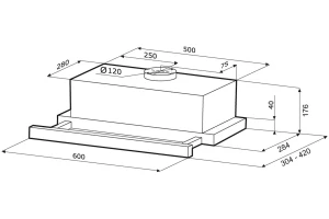Второе фото. Вытяжка KRONAsteel Vendy 600