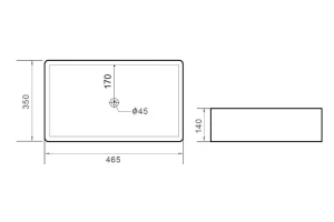 Второе фото. Раковина накладная ORANGE B02-460mb