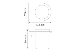 Подстаканник WasserKRAFT Kammel