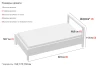 Кровать с подъёмным механизмом Корсика (изображение №5)