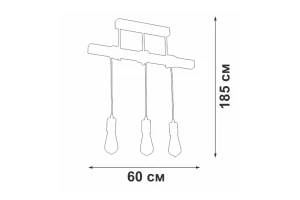 Второе фото. Люстра V2860-1/3PL