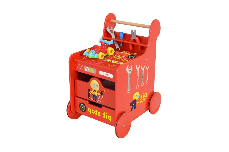 Игровая тележка-каталка кухня Pit Stop с набором инструментов (изображение №1)