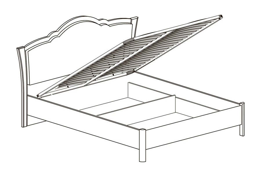Кровать c подъёмным механизмом Мартина (изображение №2)