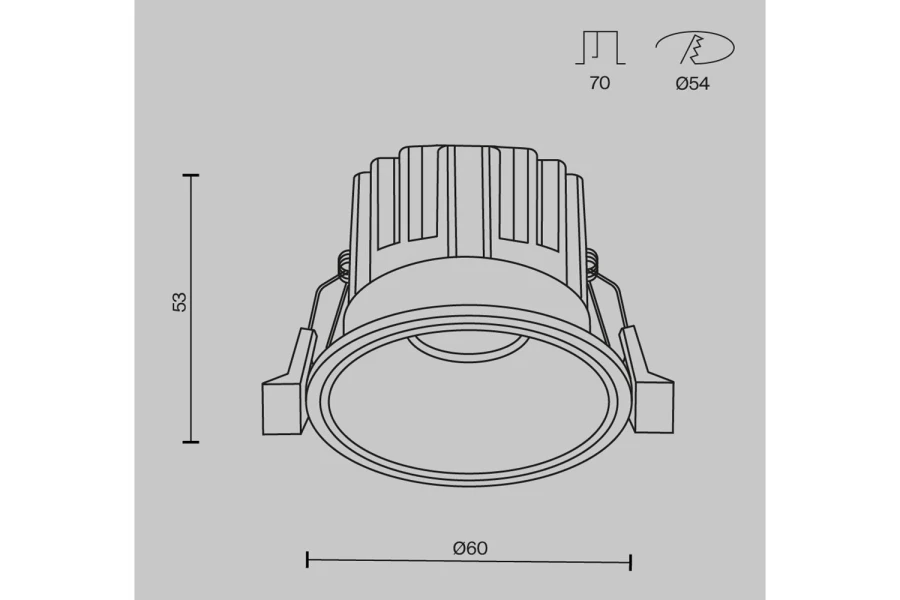 Светильник встраиваемый Downlight Round (изображение №11)