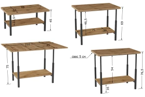 Второе фото. Стол-трансформер Мидж