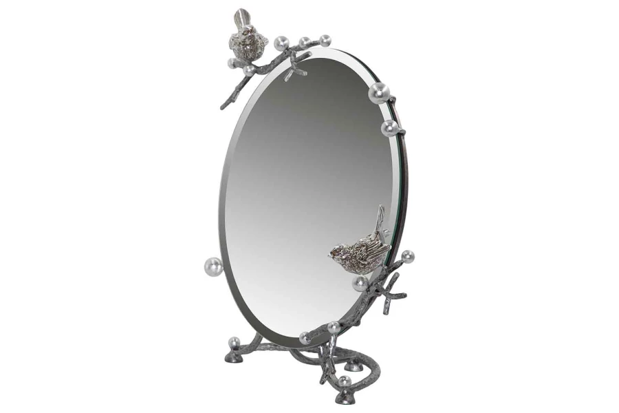 Зеркало настольное в раме BOGACHO Терра 37 см (изображение №5)