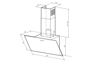 Второе фото. Вытяжка LEX Moza 600