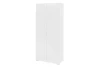 Шкаф комбинированный 2-дверный Абрис белый/белый глянец
