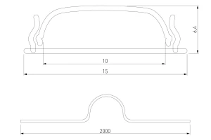 Второе фото. Профиль гибкий LL-2-ALP012