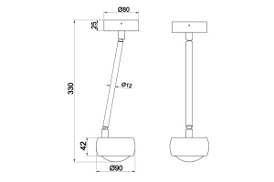 Второе фото. Светильник потолочный MAYTONI Ceiling & Wall Lens