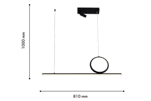 Второе фото. Люстра подвесная LED Farce