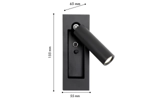 Второе фото. Светильник настенный Bedside