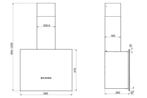 Второе фото. Вытяжка ELIKOR Метеорит