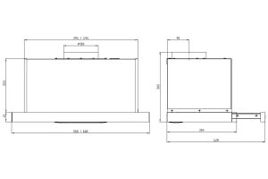 Второе фото. Вытяжка ELIKOR Slide glass