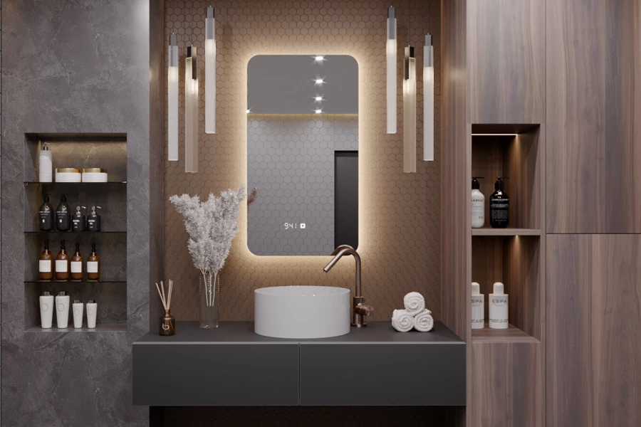 Зеркало с LED-подсветкой Палантин (изображение №4)