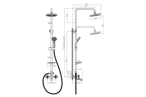 Смеситель для ванны ROSSINKA SILVERMIX RS42