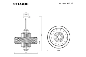 Второе фото. Люстра подвесная Nari