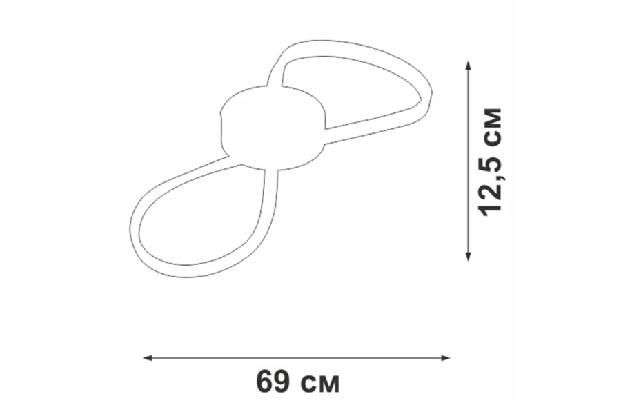 Светильник потолочный LED VITALUCE V3779 (изображение №5)